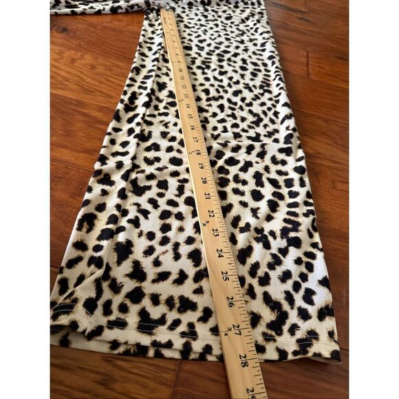 Express Leopard Print Wide-Leg Jumpsuit XS - Picture 10 of 13